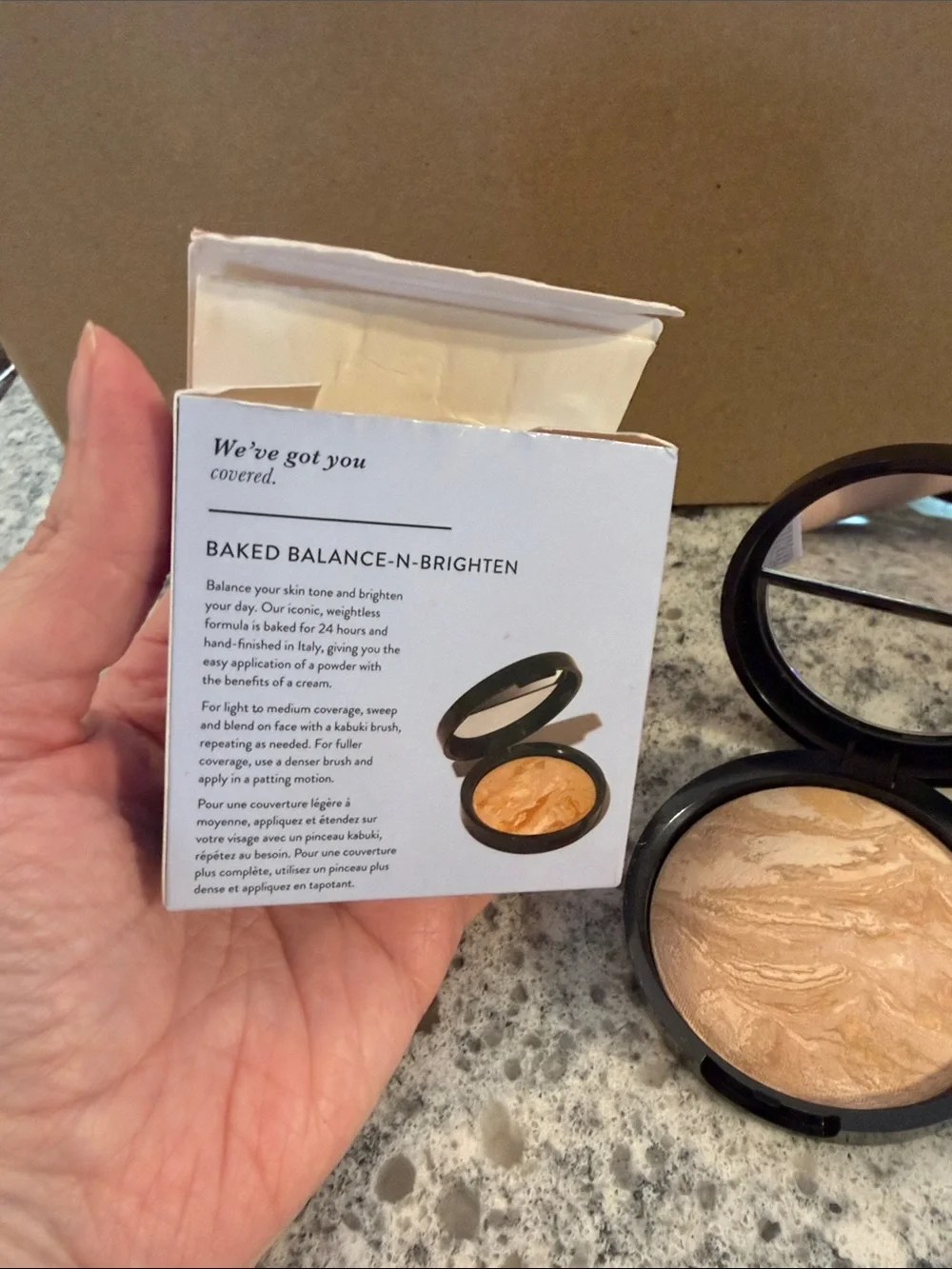Laura Geller Baked Color Correcting Foundation - Fair new damaged box